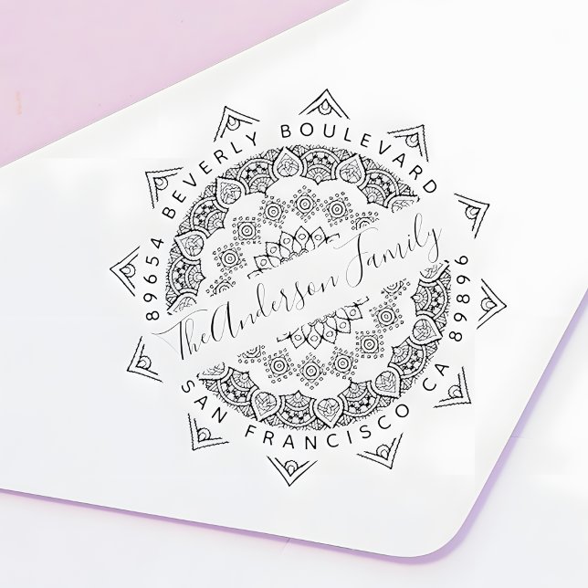 Sello Automático Dirección de devolución de script de Mandala de te (Subido por el creador)