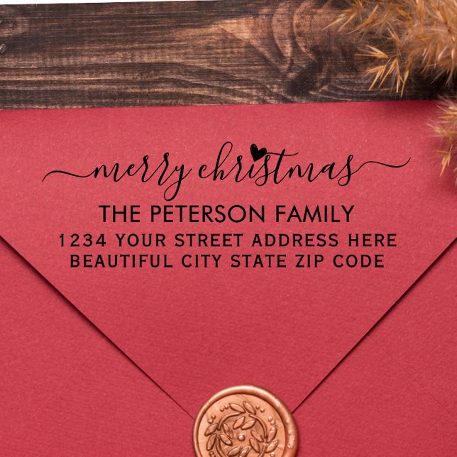 Sello Automático Dirección de devolución de script de navidad de la (Subido por el creador)