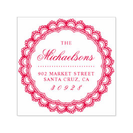 Sello Automático Dirección de devolución de script de último nombre