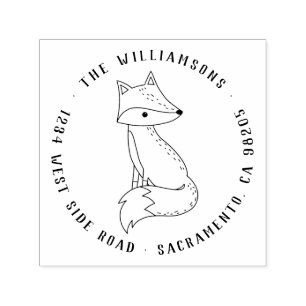 Sello Automático Dirección de devolución de tipografía rusa de Cuad