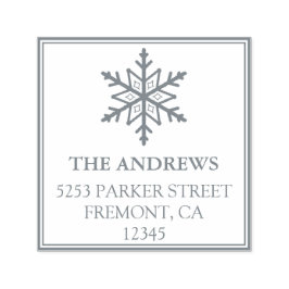 Sello Automático Dirección de devolución de vacaciones de copo de n