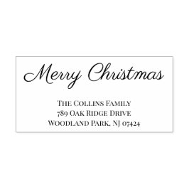 Sello Automático Dirección de devolución de vacaciones de Navidades