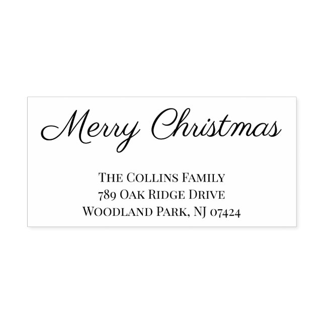 Sello Automático Dirección de devolución de vacaciones de Navidades (Diseño)