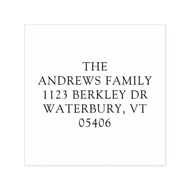 Sello Automático Dirección de devolución del árbol de acuarela Boho (Diseño)