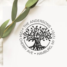 Dirección de devolución del árbol de roble persona