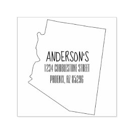 Sello Automático Dirección de devolución del estado de Arizona