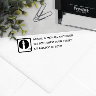 Sello Automático Dirección de devolución del faro ⚓️