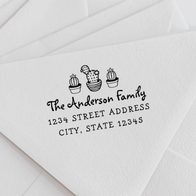 Sello Automático Dirección de devolución del nombre de familia pers (Subido por el creador)