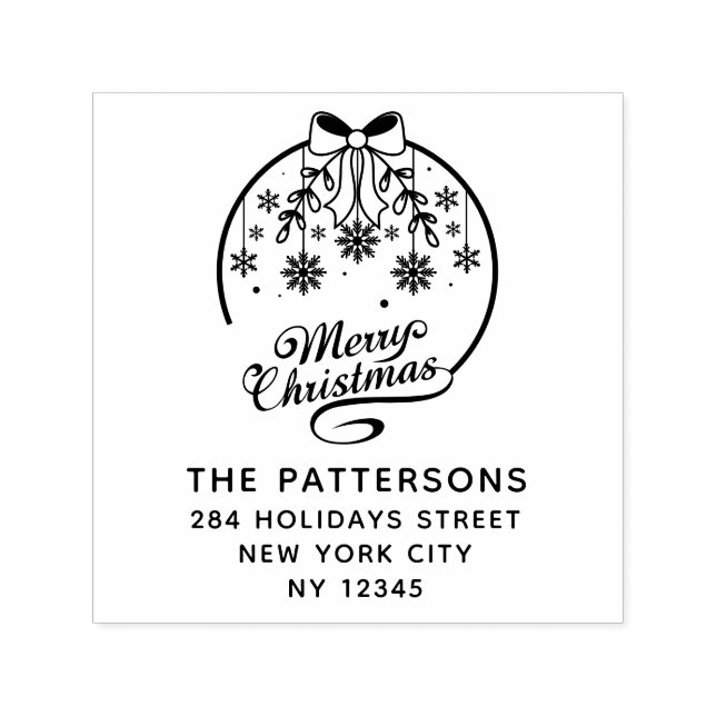 Sello Automático Dirección de devolución del nombre de feriado navi (Diseño)