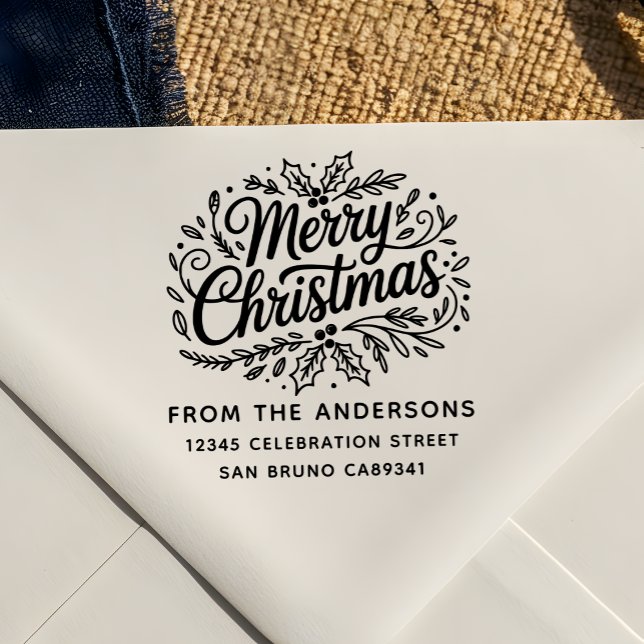 Sello Automático Dirección de devolución del nombre de la familia H (Subido por el creador)