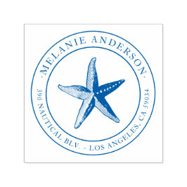 Sello Automático Dirección de devolución del nombre del pez estelar