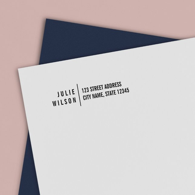 Sello Automático Dirección de devolución del nombre del separador n (Subido por el creador)