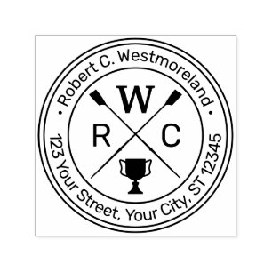 Sello Automático Dirección de devolución del nombre del trofeo de l