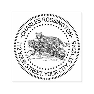 Sello Automático Dirección de devolución del nombre permanente de d