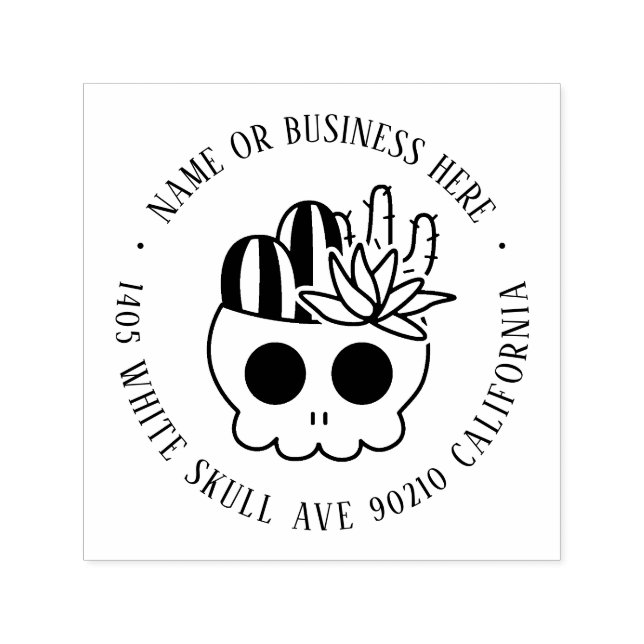 Sello Automático Dirección de devolución del nombre personalizado d (Diseño)