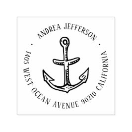 Sello Automático Dirección de devolución del nombre personalizado d