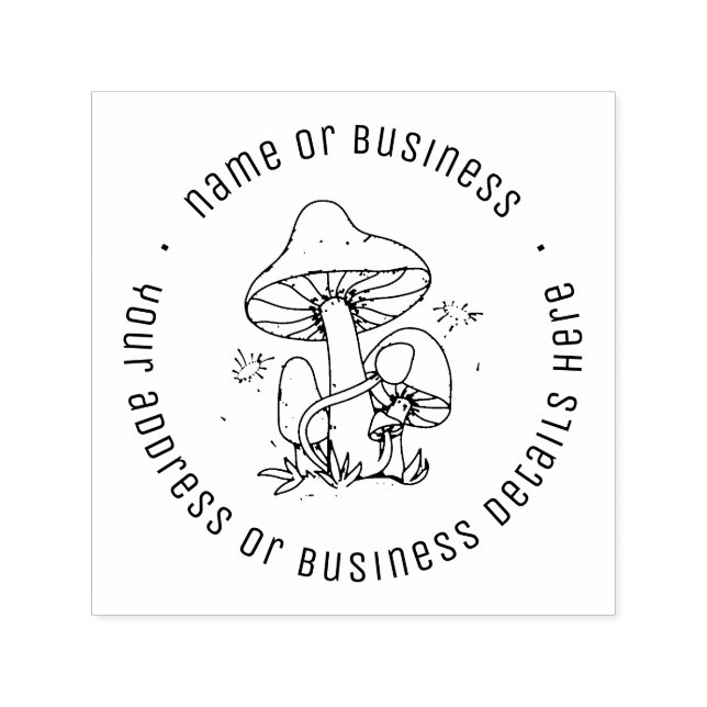 Sello Automático Dirección de devolución del nombre personalizado d (Diseño)