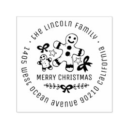 Sello Automático Dirección de devolución del nombre personalizado d