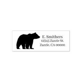 Sello Automático Dirección de devolución del oso del personalizado