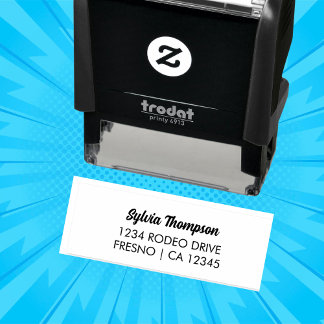 Sello Automático Dirección de devolución del personalizado
