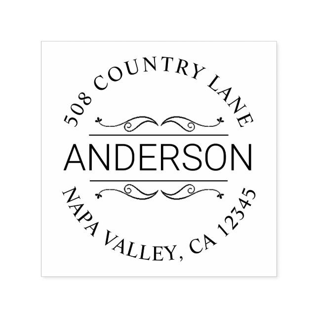 Sello Automático Dirección de devolución del personalizado (Diseño)