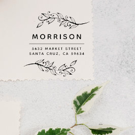 Sello Automático Dirección de devolución del Personalizado de bifur