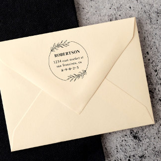 Sello Automático Dirección de devolución del Personalizado de guirn