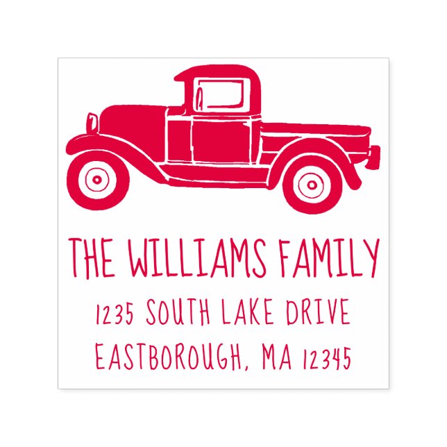 Sello Automático Dirección de devolución del Personalizado de la fa (Diseño)