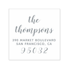 Sello Automático Dirección de devolución del Personalizado de nombr