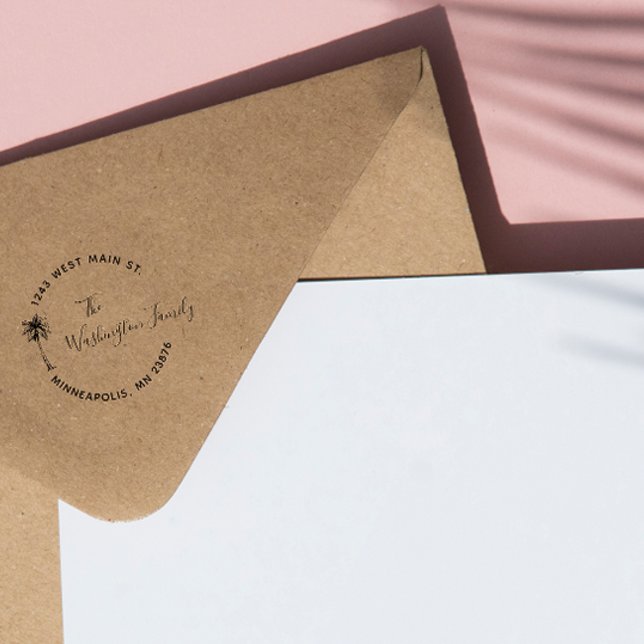 Sello Automático Dirección de devolución del Personalizado de palme (Subido por el creador)