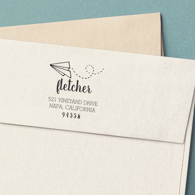 Sello Automático Dirección de devolución del plano de papel (Subido por el creador)