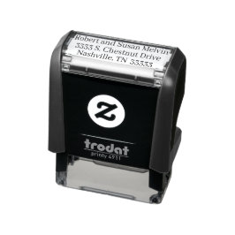 Sello Automático Dirección de devolución fácil de leer