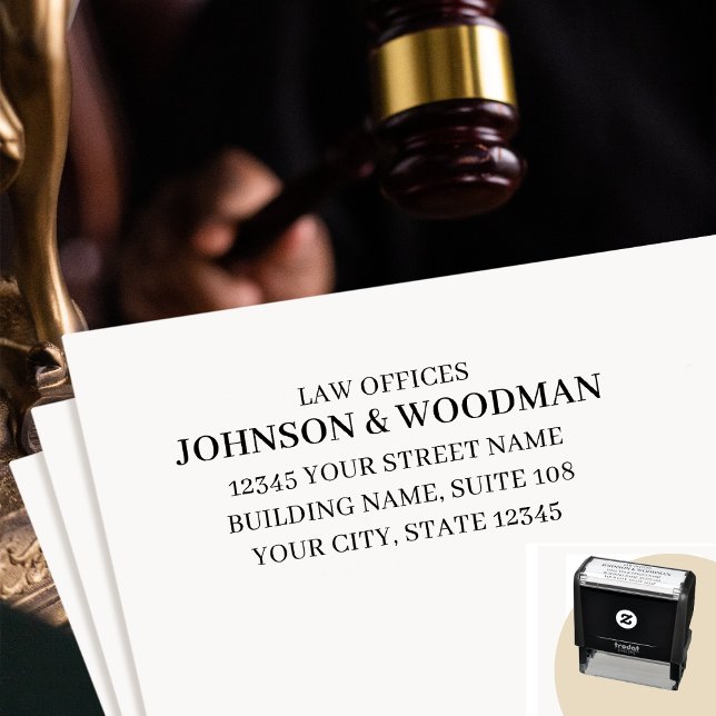 Sello Automático Dirección de devolución legal profesional de Offic (Subido por el creador)