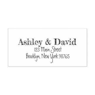 Sello Automático Dirección de devolución manuscrita esbozada