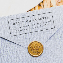 Sello Automático Dirección de devolución Minimalista clásica