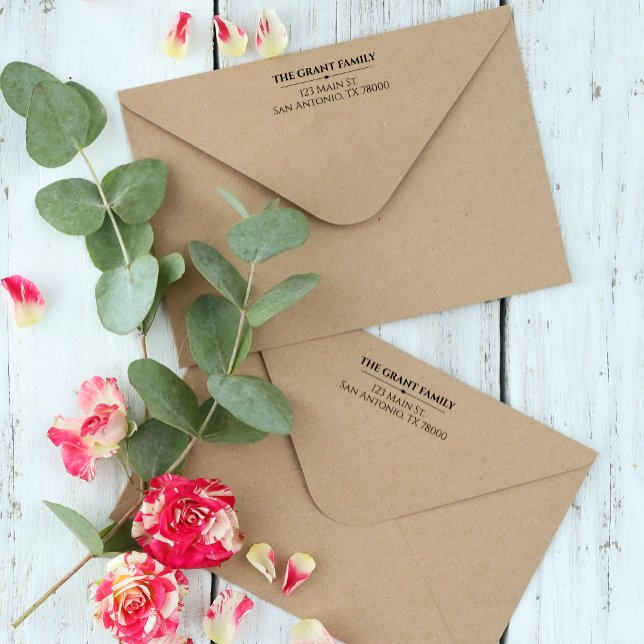 Sello Automático Dirección de devolución moderna del personalizado (Subido por el creador)