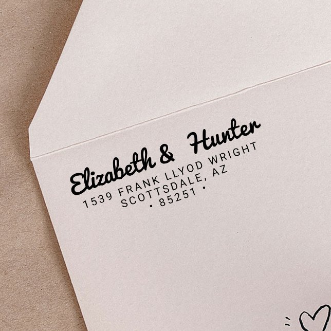 Sello Automático Dirección de devolución Nombre de guión negrita mo (Subido por el creador)