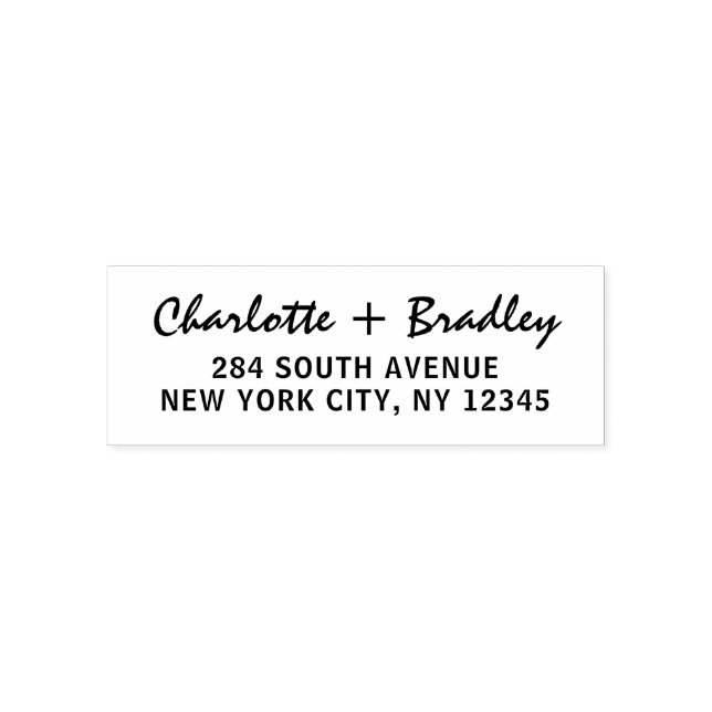 Sello Automático Dirección de devolución personal profesional de gu (Diseño)