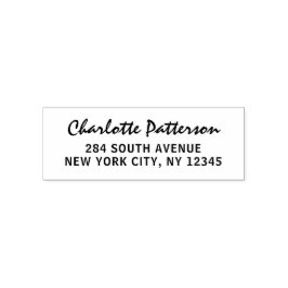 Sello Automático Dirección de devolución personal profesional de gu