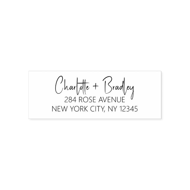 Sello Automático Dirección de devolución personal profesional de gu (Diseño)