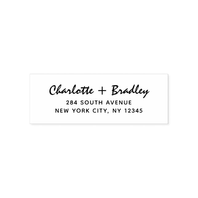 Sello Automático Dirección de devolución personal profesional de gu (Diseño)