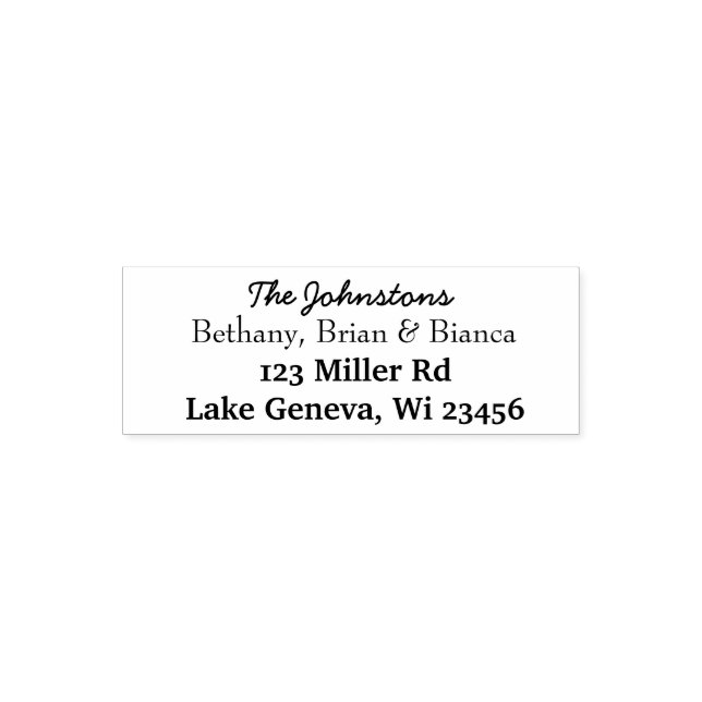 Sello Automático Dirección de devolución personalizada (Diseño)