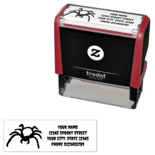 Sello Automático Dirección de devolución personalizada de araña de 