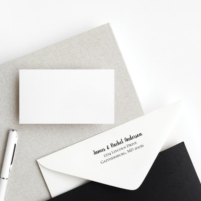 Sello Automático Dirección de devolución personalizada de pareja si (Subido por el creador)