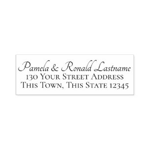 Sello Automático Dirección de devolución precisa y formal