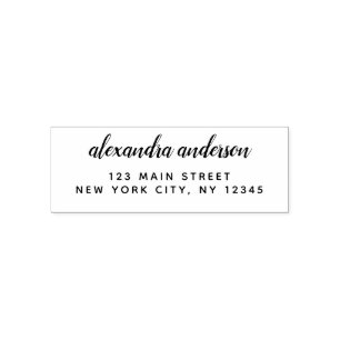 Sello Automático Dirección de devolución profesional o personal ele