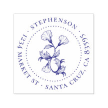 Dirección de devolución redonda de nombre de famil