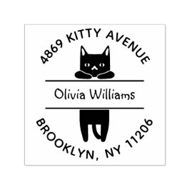 Sello Automático Dirección de devolución redonda de Personalizado d