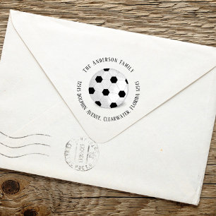 Sello Automático Dirección de devolución Simple Sports Soccer Ball