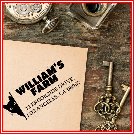 Sello Automático Dirección de devolución única de la línea de negoc